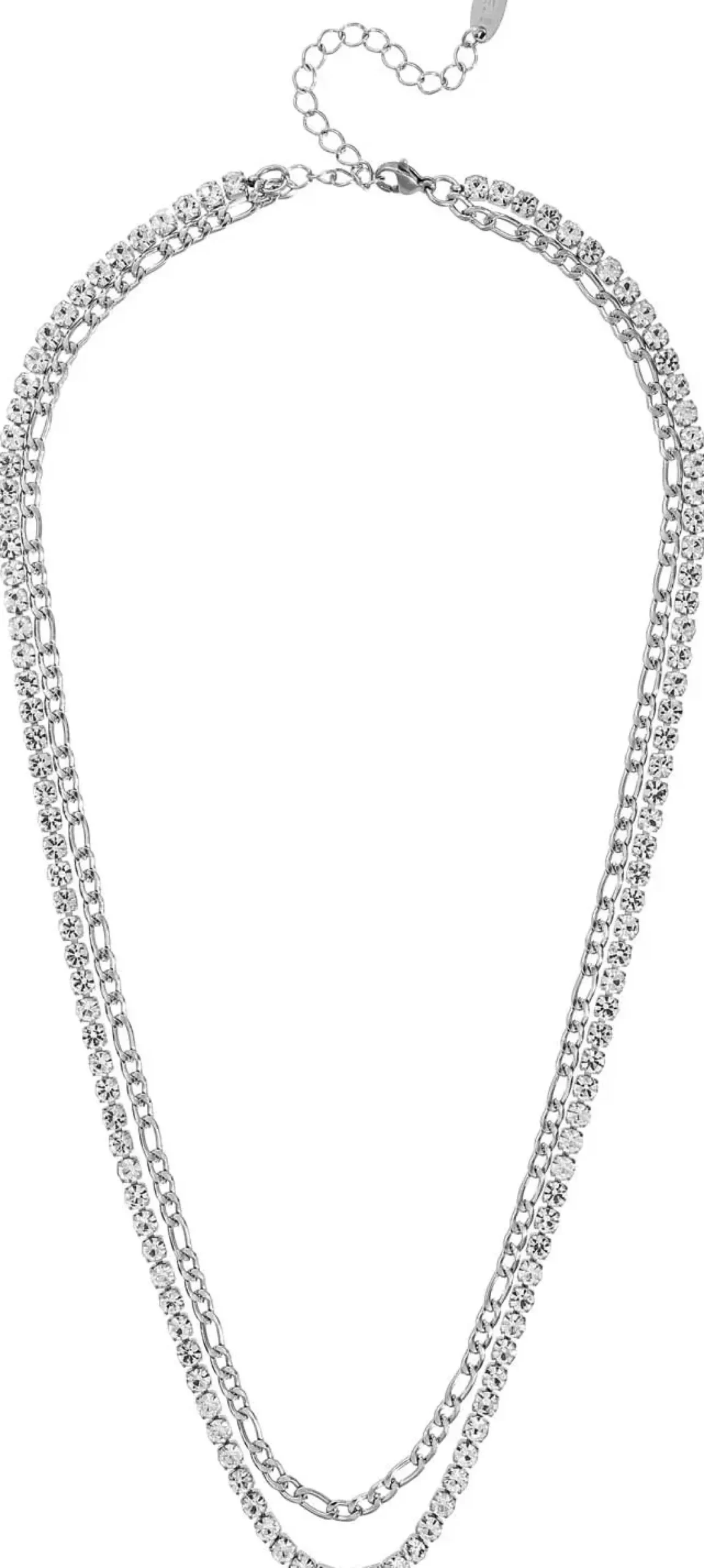 Bijou Brigitte Wasserfester Schmuck|Herrenketten>Herren Kette - Steel Sparkle silber