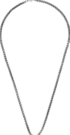 Bijou Brigitte Wasserfester Schmuck|Herrenketten>Herren Kette - Urban Braided silber