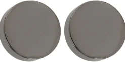 Bijou Brigitte Wasserfester Schmuck|Edelstahlohrringe>Herren Ohrstecker - Black Wonders grau