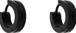 Bijou Brigitte Creolen|Herrenohrringe>Herren Ohrstecker - Mr. Black schwarz