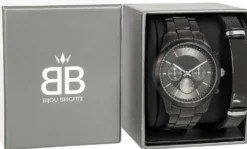Bijou Brigitte Schmucksets|Uhren>Herren Schmuckset - Fierce Black schwarz
