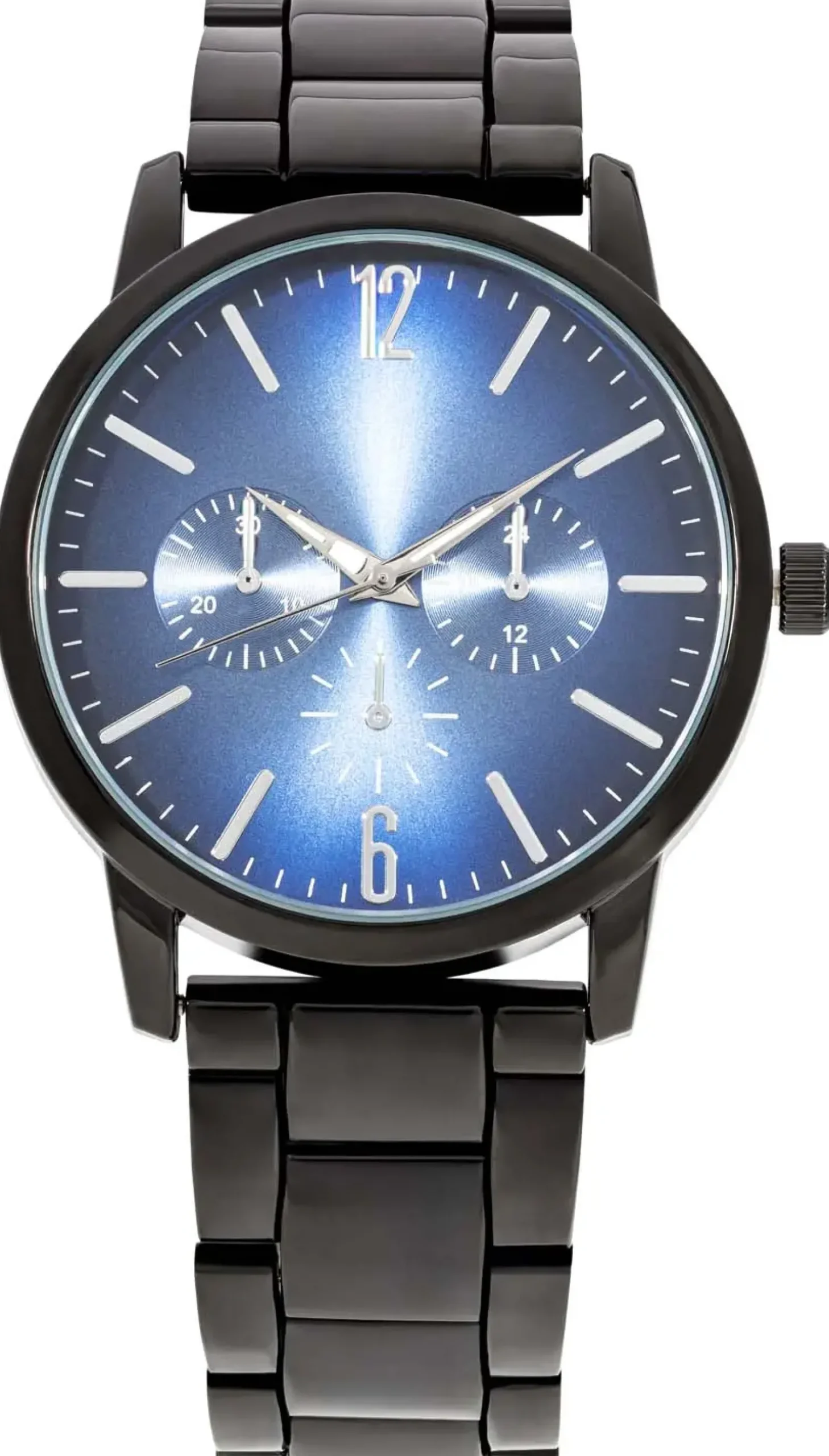 Bijou Brigitte Uhren>Herren Uhr - Classic Black schwarz, blau