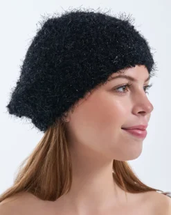 Bijou Brigitte Hüte|Mützen & Stirnbänder>Hut - Black Sparkle schwarz