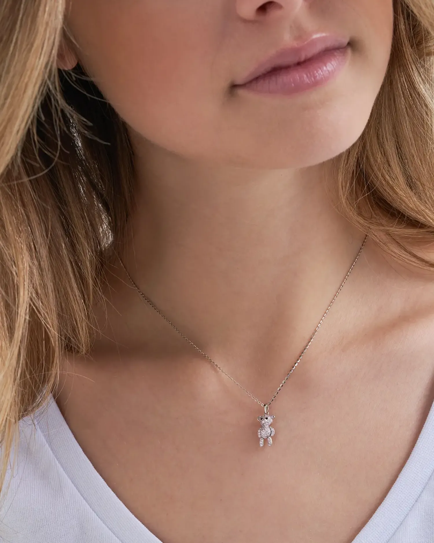 Bijou Brigitte Für Bestimmte Personen|Ketten 925Er Silber>Kette - Adorable Shine rosa, silber