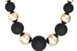 Bijou Brigitte Statement-Ketten>Kette - Alternating Pearls schwarz