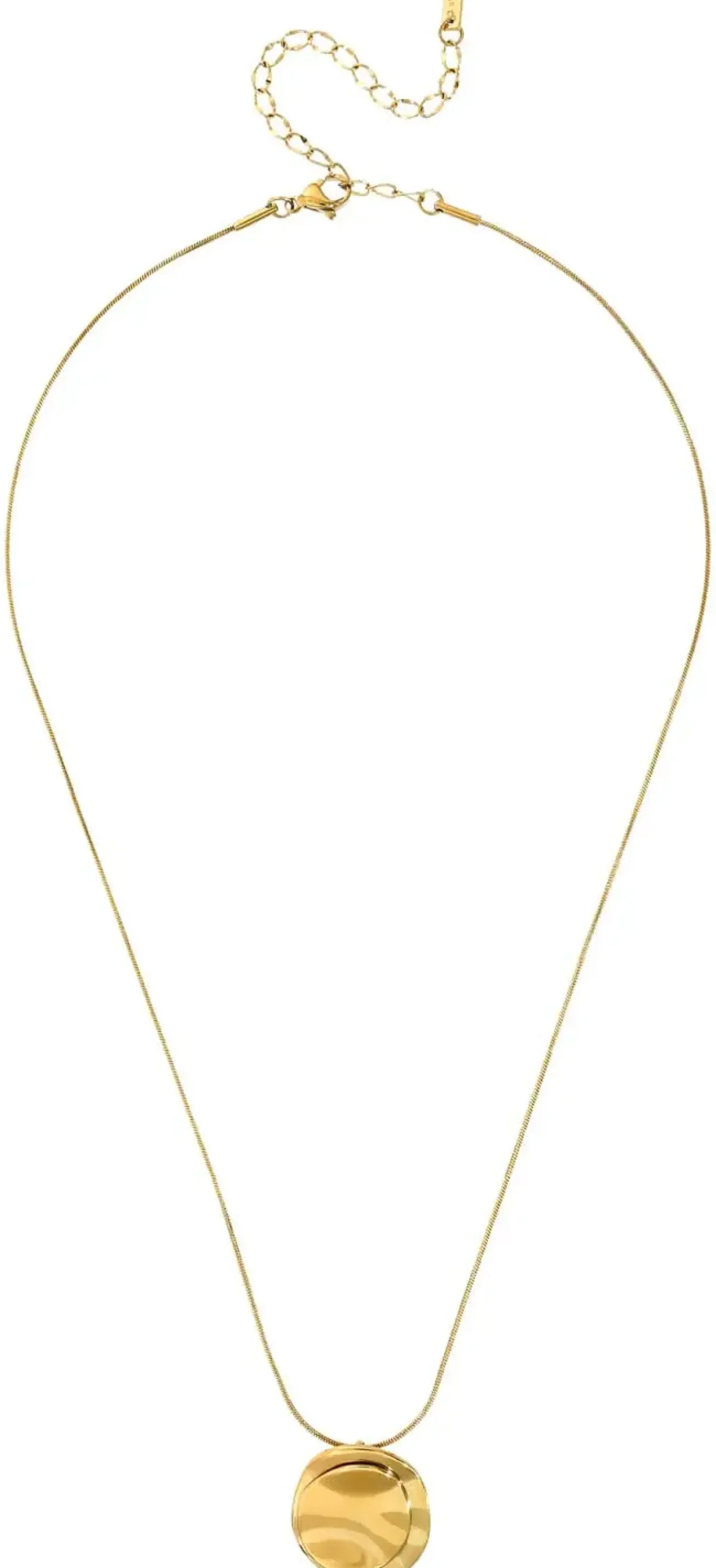 Bijou Brigitte Edelstahlketten|Wasserfester Schmuck>Kette - Asymmetrical Plate gold