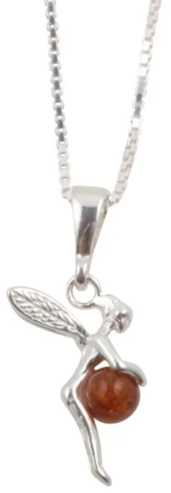 Bijou Brigitte Ketten 925Er Silber|Ketten 925Er Silber>Kette - Bernstein-Elfe silber