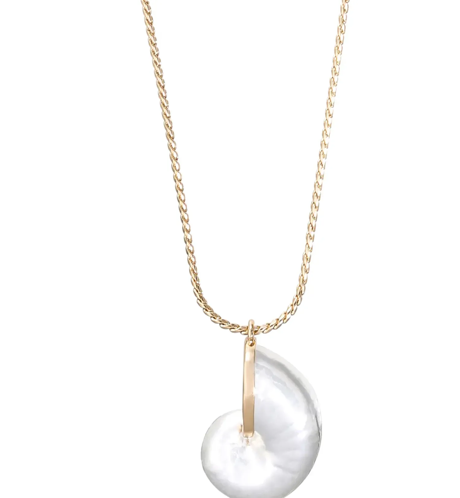 Bijou Brigitte Maritimer Schmuck|Ketten Gold>Kette - Bicolor Shell gold, silber