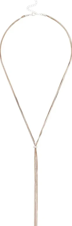 Bijou Brigitte Layering-Ketten>Kette - Bicolor Sleek roségold, silber
