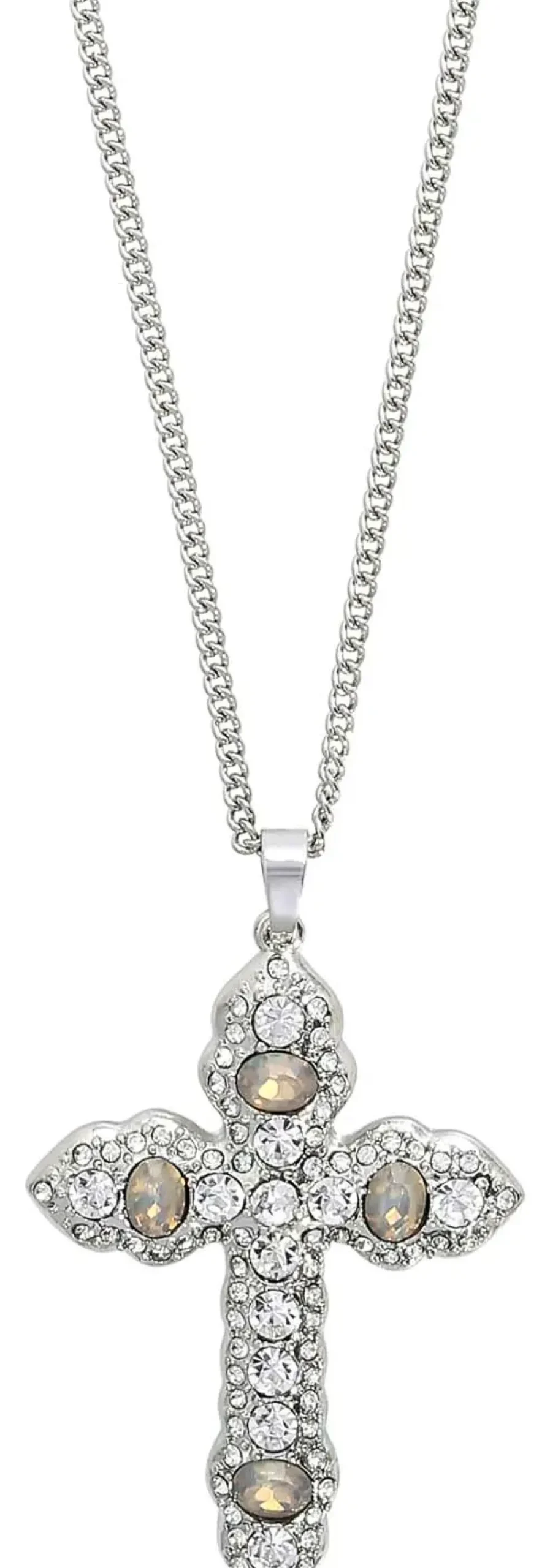Bijou Brigitte Statement-Ketten>Kette - Big Cross silber