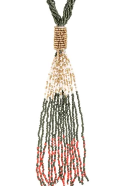 Bijou Brigitte Statement-Ketten|Boho-Schmuck>Kette - Big Tassel mehrfarbig
