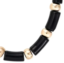 Bijou Brigitte Statement-Ketten|Ketten Gold>Kette - Black Night schwarz, gold