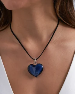Bijou Brigitte Statement-Ketten|Für Bestimmte Personen>Kette - Blue Glass schwarz, blau