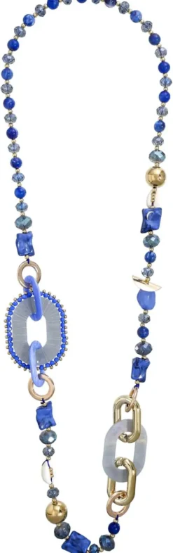 Bijou Brigitte Statement-Ketten>Kette - Blue Gleam blau