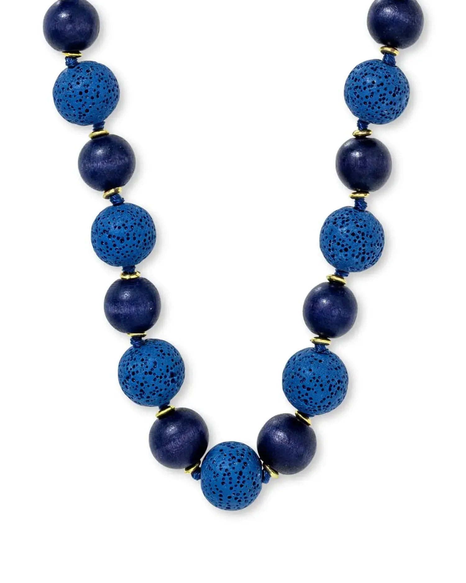Bijou Brigitte Statement-Ketten>Kette - Blue Lava blau