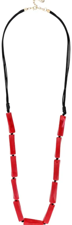 Bijou Brigitte Statement-Ketten>Kette - Bold Rouge rot