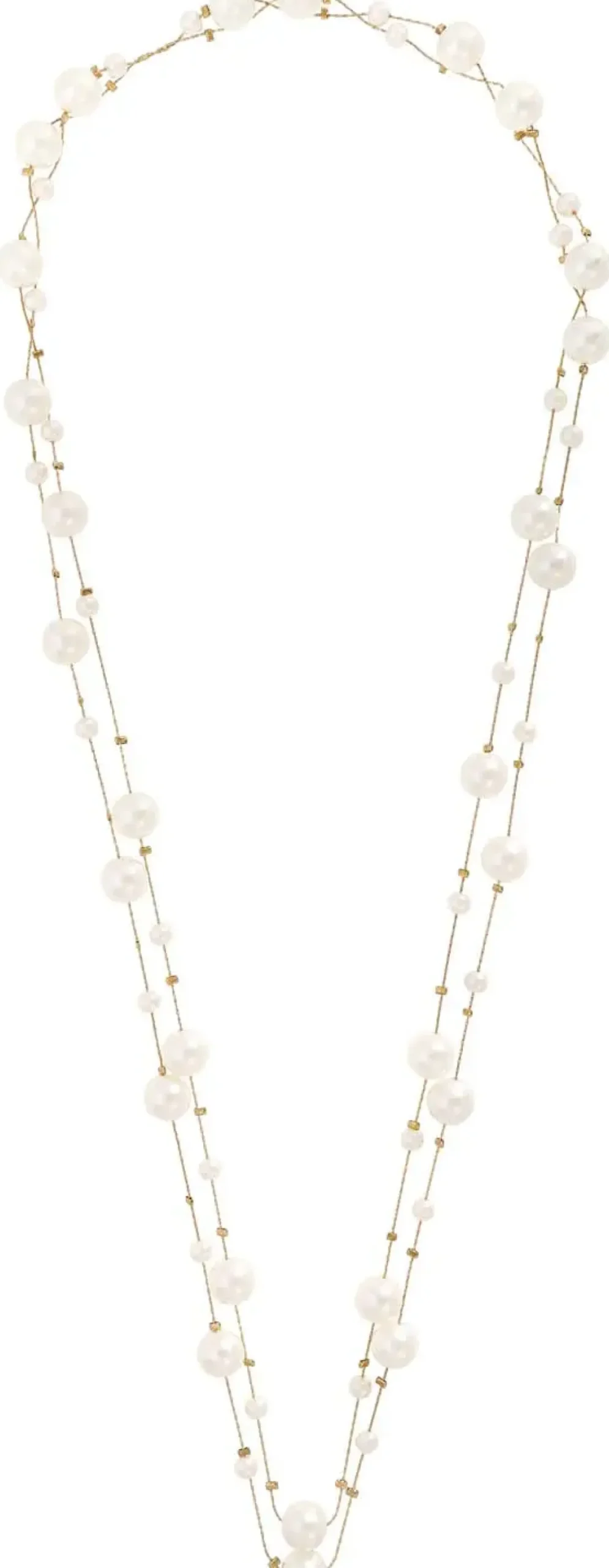 Bijou Brigitte Layering-Ketten|Perlenschmuck>Kette - Bright Pearls gold, weiß