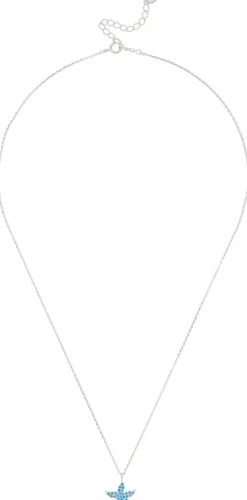 Bijou Brigitte Ketten 925Er Silber|Maritimer Schmuck>Kette - Brilliant Beach blau, silber