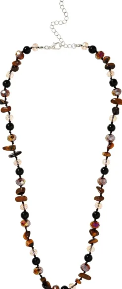 Bijou Brigitte Boho-Schmuck>Kette - Brown Gems braun