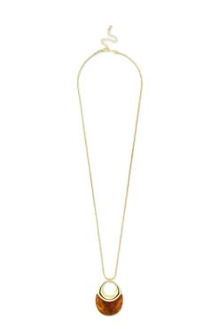 Bijou Brigitte Ketten Gold>Kette - Brown Oval braun, gold