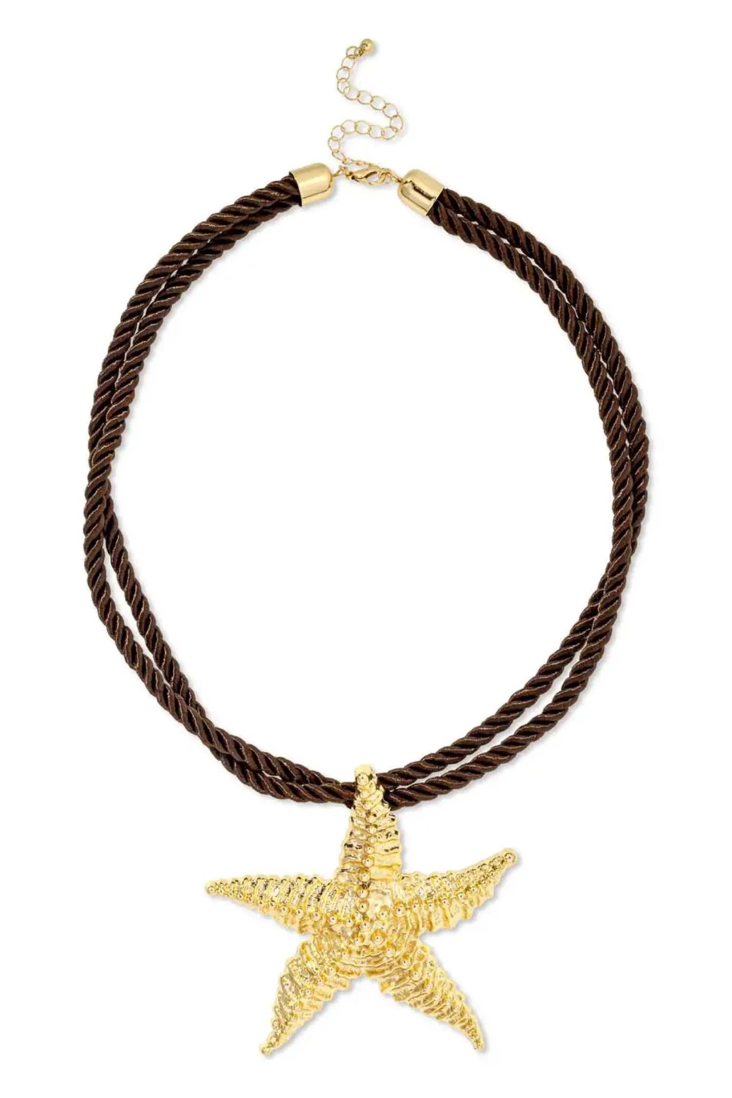 Bijou Brigitte Ketten Gold>Kette - Brown Star braun, gold