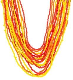 Bijou Brigitte Statement-Ketten>Kette - Burn Statement rot, orange, gelb