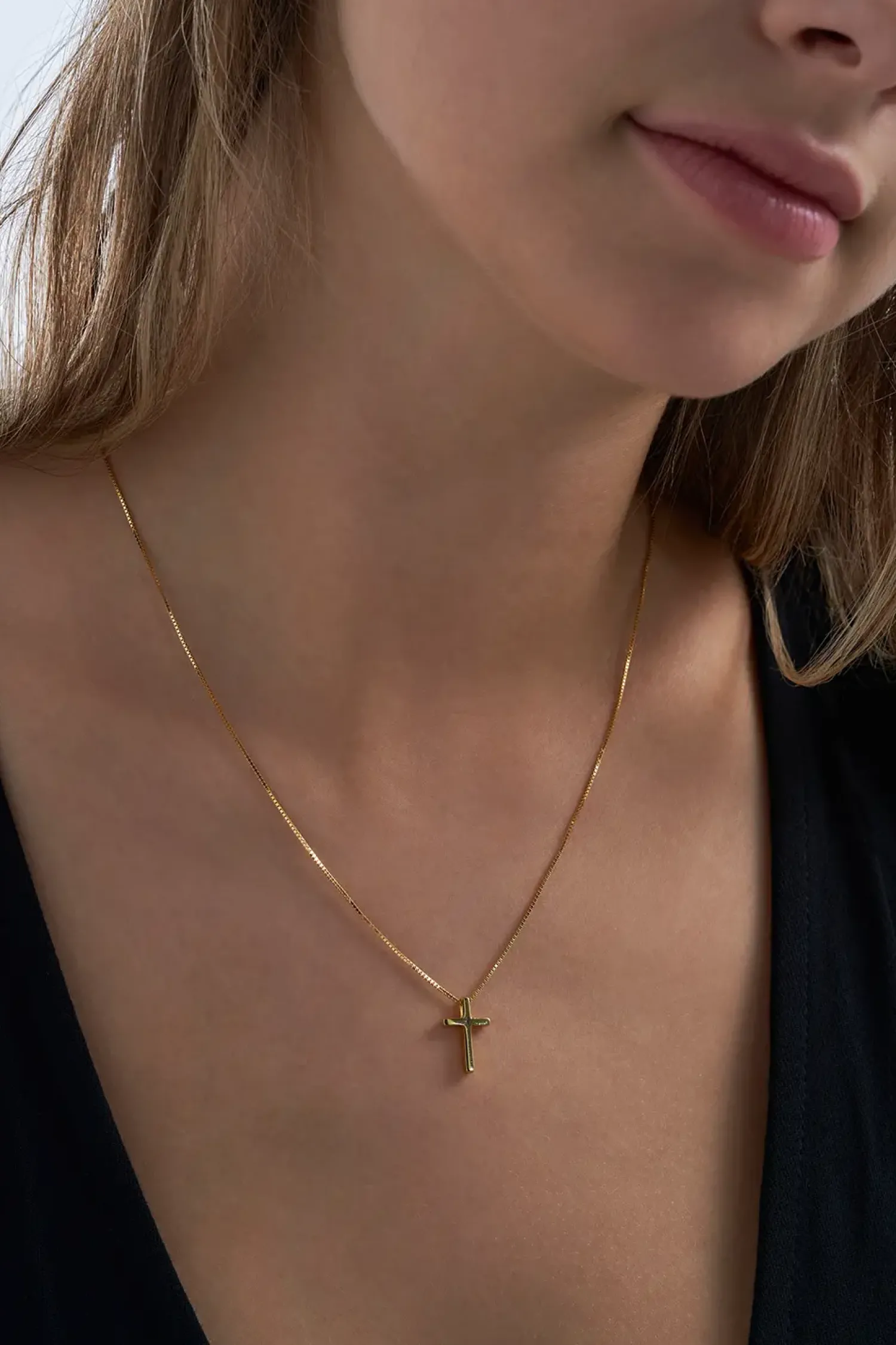 Bijou Brigitte Ketten Gold|Ketten 925Er Silber>Kette - Chic Cross gold