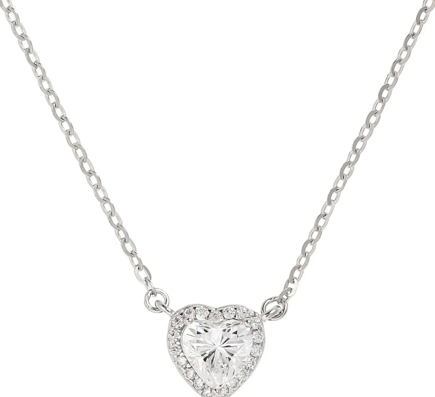 Bijou Brigitte Für Bestimmte Personen|Silver Crystals>Kette - Classic Heart silber