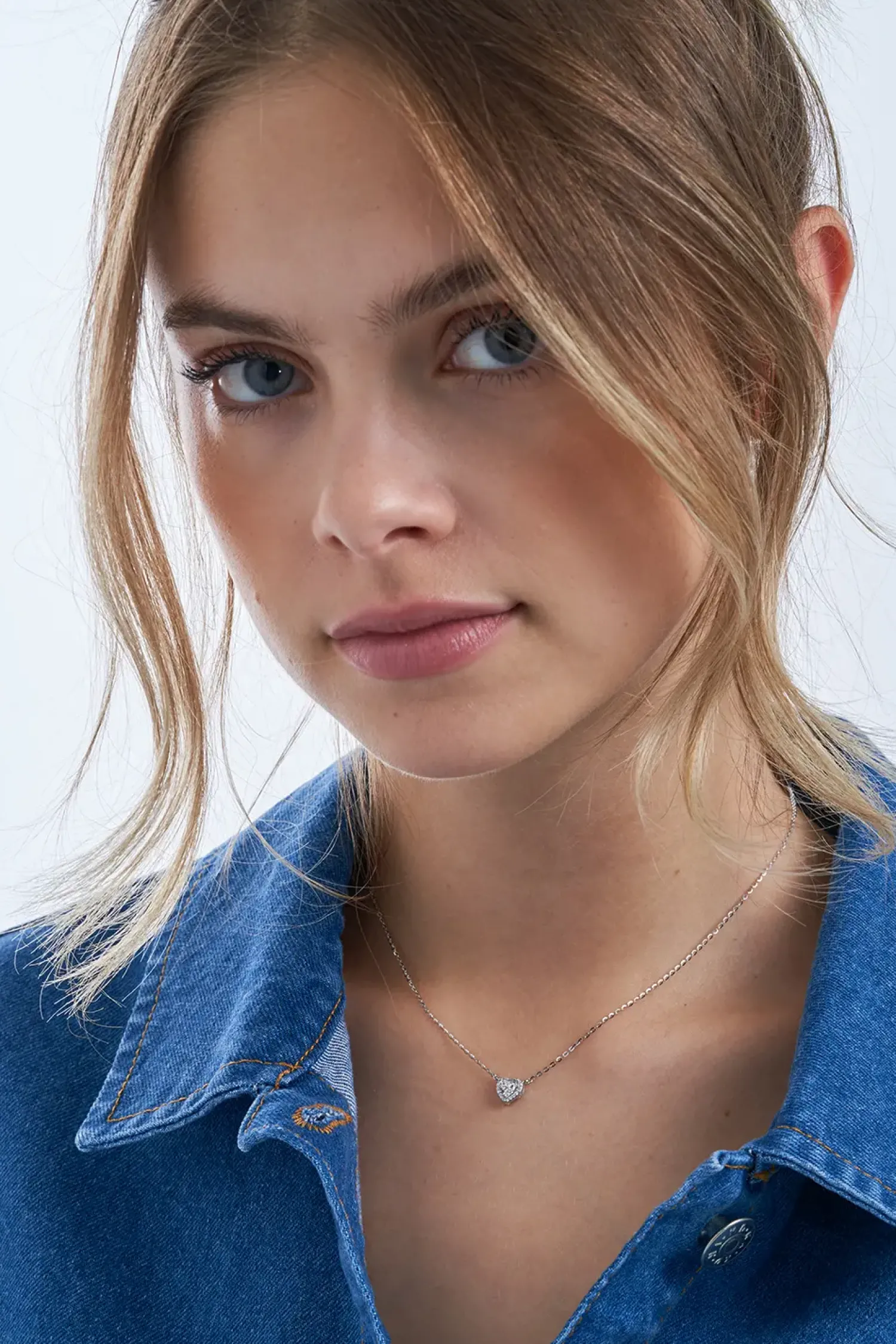 Bijou Brigitte Für Bestimmte Personen|Silver Crystals>Kette - Classic Heart silber
