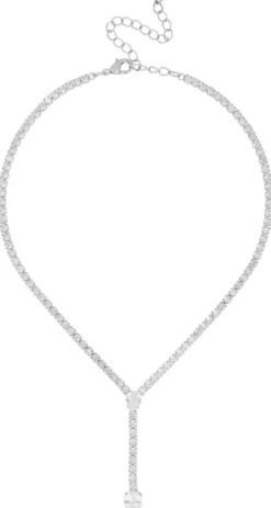 Bijou Brigitte Hochzeitsgäste>Kette - Classy Sparkle silber