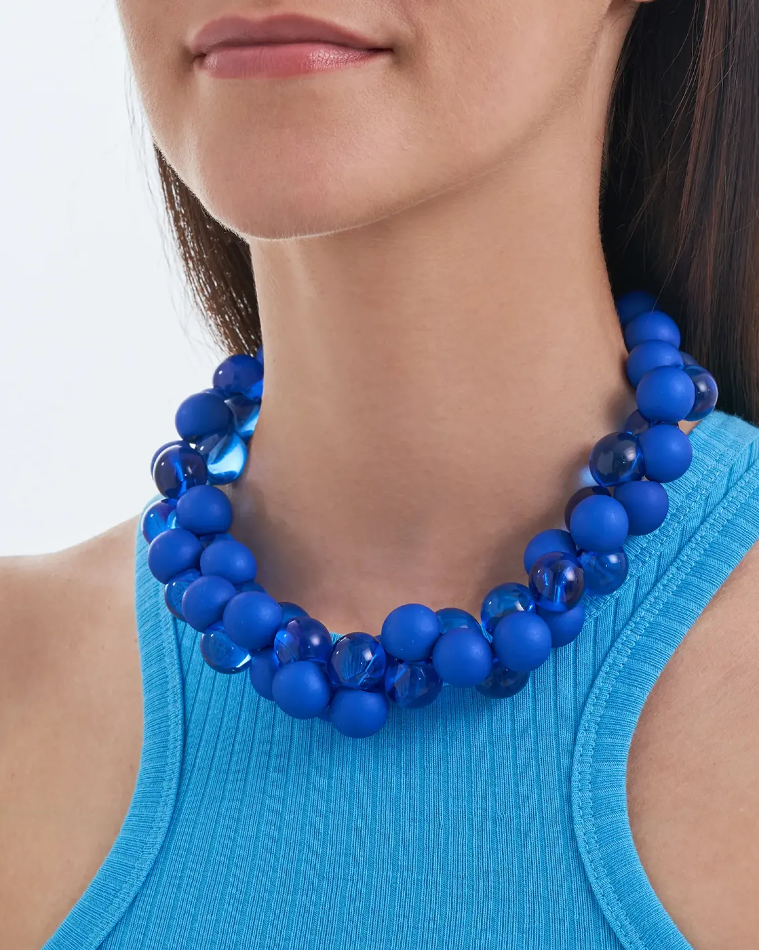 Bijou Brigitte Statement-Ketten>Kette - Cobalt Shine blau