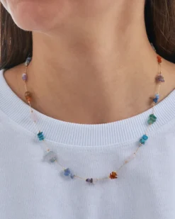 Bijou Brigitte Bunter Schmuck>Kette - Colorful Aventurine mehrfarbig
