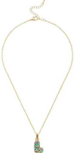 Bijou Brigitte Ketten Gold|Bunter Schmuck>Kette - Colorful L gold, mehrfarbig