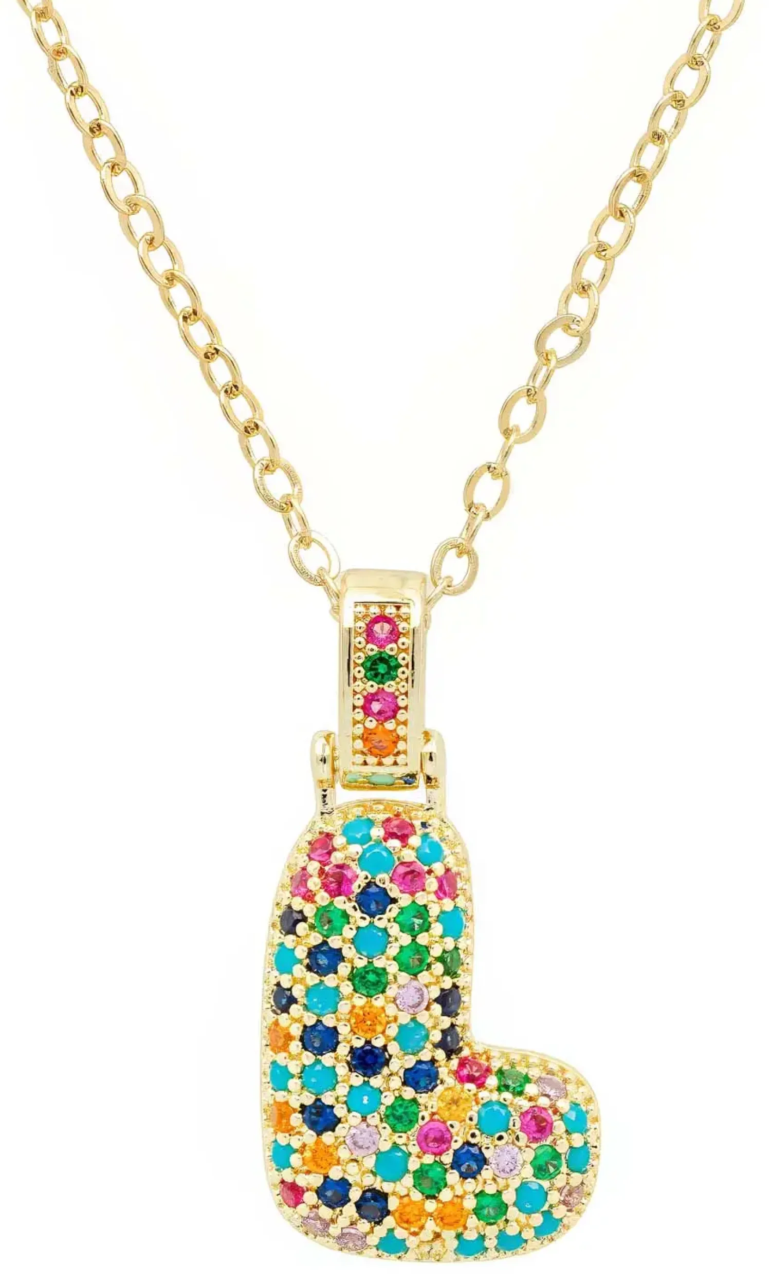 Bijou Brigitte Ketten Gold|Bunter Schmuck>Kette - Colorful L gold, mehrfarbig