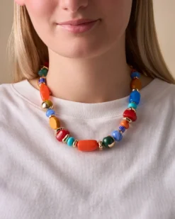 Bijou Brigitte Statement-Ketten|Bunter Schmuck>Kette - Colorful Nomad mehrfarbig