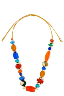 Bijou Brigitte Statement-Ketten|Bunter Schmuck>Kette - Colorful Nomad mehrfarbig