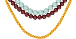 Bijou Brigitte Layering-Ketten>Kette - Color Harmony grün, rot, gelb