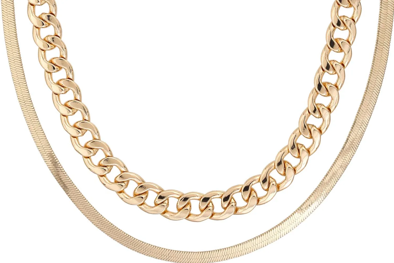 Bijou Brigitte Ketten Gold>Kette - Copper Snake gold