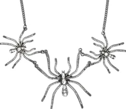 Bijou Brigitte Statement-Ketten>Kette - Creepy Crawly grau