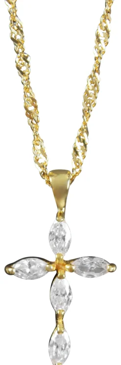 Bijou Brigitte Ketten Gold|Ketten 925Er Silber>Kette - Cross of gold
