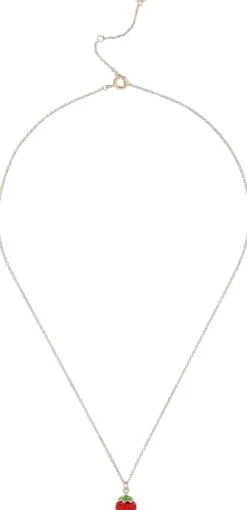 Bijou Brigitte Ketten 925Er Silber|Ketten 925Er Silber>Kette - Dainty Strawberry rot, roségold