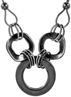 Bijou Brigitte Statement-Ketten>Kette - Dark Circles grau