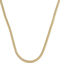 Bijou Brigitte Basics|Edelstahlschmuck In Gold>Kette - Deep Steel gold