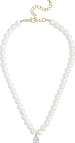 Bijou Brigitte Perlenschmuck|Perlenketten>Kette - Delicate Zirconia weiß