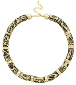 Bijou Brigitte Statement-Ketten|Leo-Schmuck>Kette - Desert Lines beige