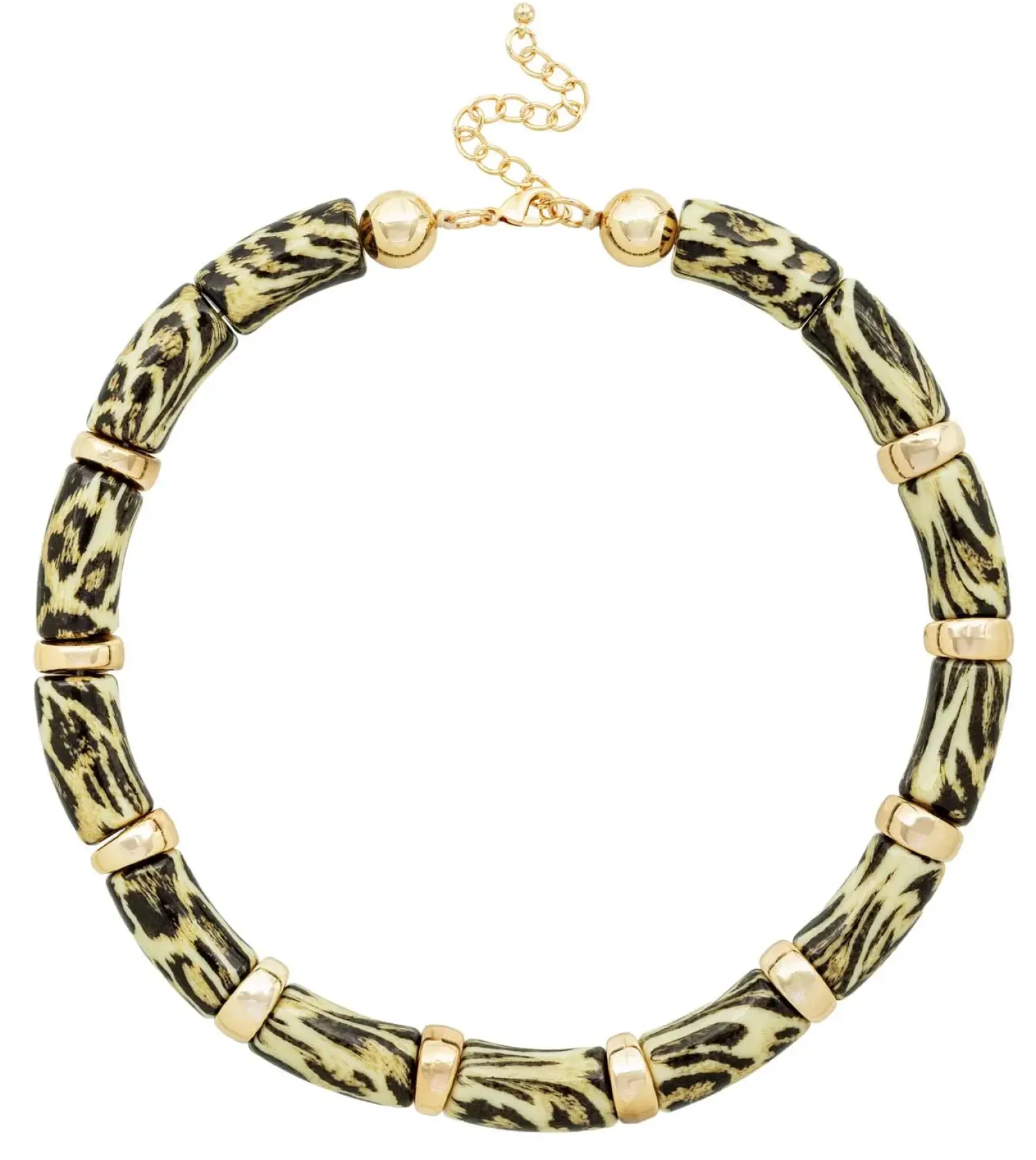 Bijou Brigitte Statement-Ketten|Leo-Schmuck>Kette - Desert Lines beige