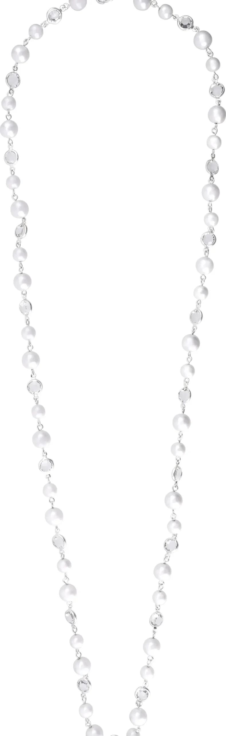 Bijou Brigitte Perlenschmuck|Statement-Ketten>Kette - Dreamy Harmony weiß, silber