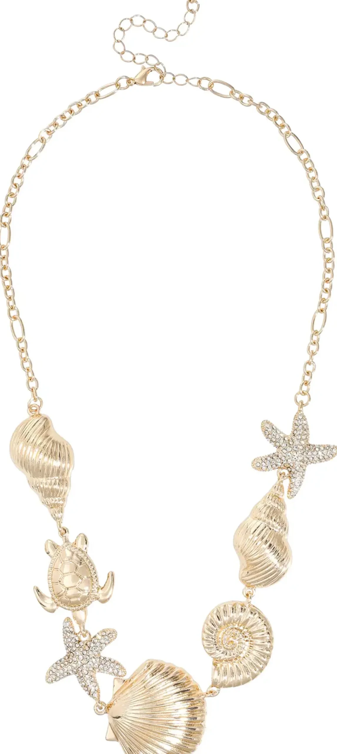 Bijou Brigitte Muschelschmuck|Statement-Ketten>Kette - Dreamy Shells gold