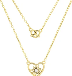 Bijou Brigitte Ketten 925Er Silber|Ketten 925Er Silber>Kette - Edelweiß Heart gold