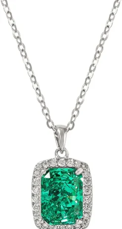 Bijou Brigitte Für Bestimmte Personen|Ketten 925Er Silber>Kette - Emerald Sensation grün, silber